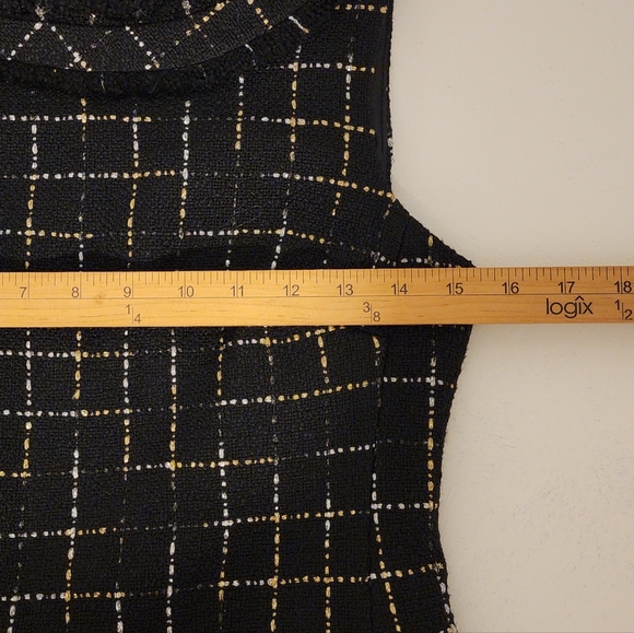 Karl Lagerfeld Tweed Sheat Dress Size 4 - Picture 8 of 12